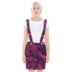 Abstract Pattern Texture Art Braces Suspender Skirt