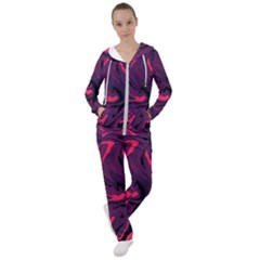 Abstract Pattern Texture Art Women s Tracksuit