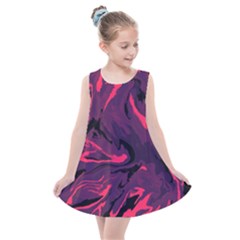 Abstract Pattern Texture Art Kids  Summer Dress