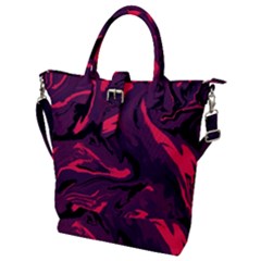 Abstract Pattern Texture Art Buckle Top Tote Bag