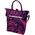 Abstract Pattern Texture Art Buckle Top Tote Bag View2