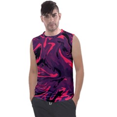 Abstract Pattern Texture Art Men s Regular Tank Top