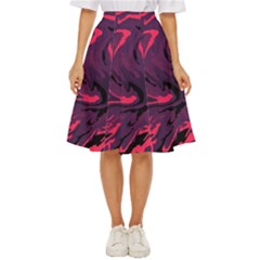 Abstract Pattern Texture Art Classic Short Skirt