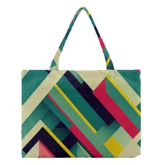 Pattern Abstract Geometric Design Medium Tote Bag