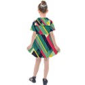 Pattern Abstract Geometric Design Kids  Sailor Dress View2