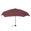 Cute Small Dogs With Colorful Flowers Mini Folding Umbrellas View3