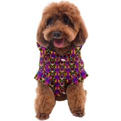 Cute Small Dogs With Colorful Flowers Dog Coat by pepitasart