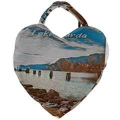 Lake Garda Giant Heart Shaped Tote by ConteMonfrey