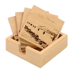 Lake Garda Bamboo Coaster Set by ConteMonfrey