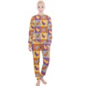 Chickens Pixel Pattern - Version 1a Women s Lounge Set View1