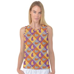 Chickens Pixel Pattern - Version 1b Women s Basketball Tank Top by wagnerps