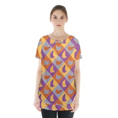 Chickens Pixel Pattern - Version 1b Skirt Hem Sports Top by wagnerps