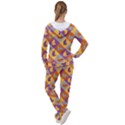 Chickens Pixel Pattern - Version 1b Women s Tracksuit View2