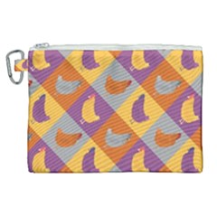 Chickens Pixel Pattern - Version 1b Canvas Cosmetic Bag (xl) by wagnerps