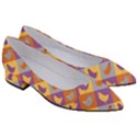 Chickens Pixel Pattern - Version 1b Women s Block Heels  View3