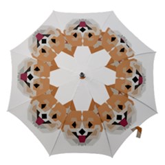 Cardigan Corgi face Hook Handle Umbrellas (Large)