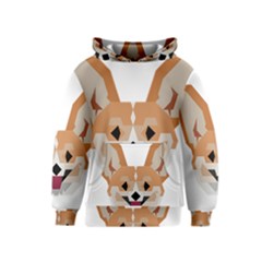 Cardigan Corgi face Kids  Pullover Hoodie