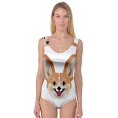 Cardigan Corgi Face Princess Tank Leotard  by wagnerps