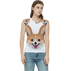 Cardigan Corgi face Women s Raglan Cap Sleeve Tee