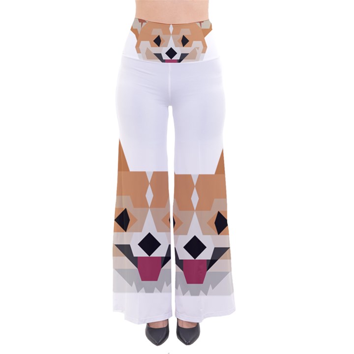 Cardigan Corgi face So Vintage Palazzo Pants