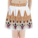 Cardigan Corgi face Pleated Mini Skirt View1