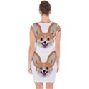 Cardigan Corgi face Capsleeve Drawstring Dress  View2