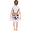 Cardigan Corgi face Kids  Tunic Dress View2