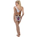 Cardigan Corgi face To One Side Swimsuit View2