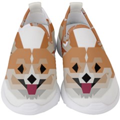 Cardigan Corgi Face Kids  Slip On Sneakers