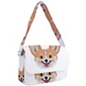 Cardigan Corgi face Courier Bag View1