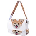 Cardigan Corgi face Courier Bag View2