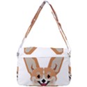 Cardigan Corgi face Courier Bag View3