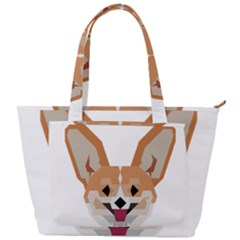 Cardigan Corgi face Back Pocket Shoulder Bag 