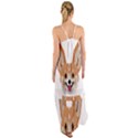 Cardigan Corgi face Cami Maxi Ruffle Chiffon Dress View2