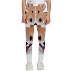 Cardigan Corgi face Kids  Skirted Pants