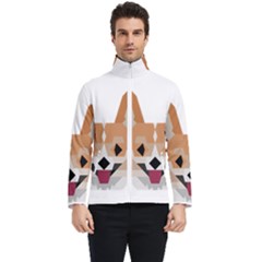 Cardigan Corgi face Men s Bomber Jacket