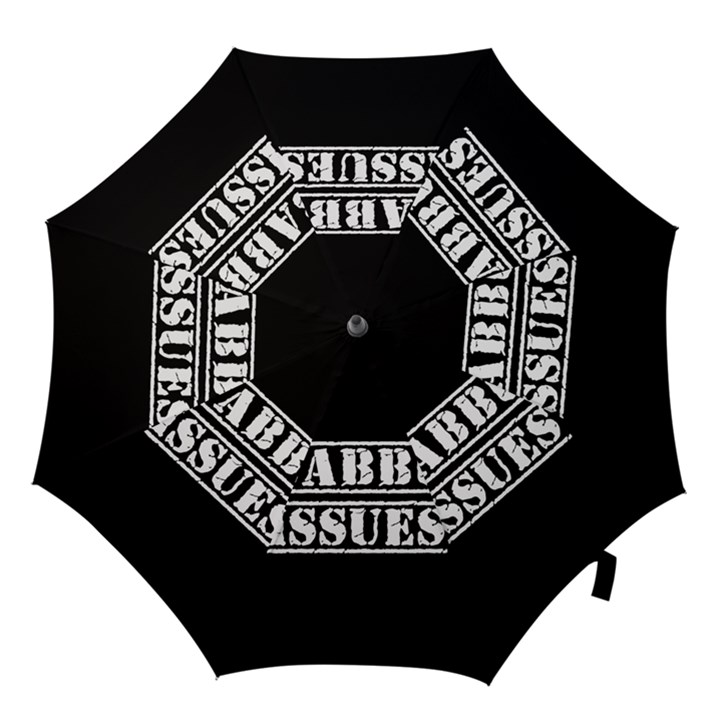 Babbu Issues - Italian daddy issues Hook Handle Umbrellas (Large)