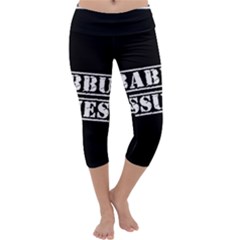 Babbu Issues - Italian Daddy Issues Capri Yoga Leggings by ConteMonfrey