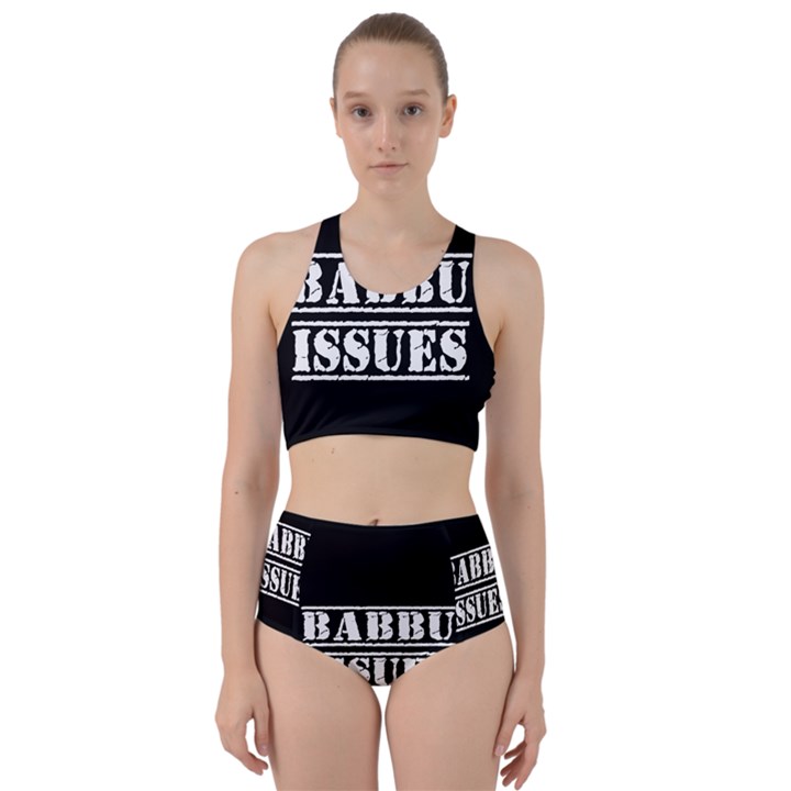 Babbu Issues - Italian daddy issues Racer Back Bikini Set