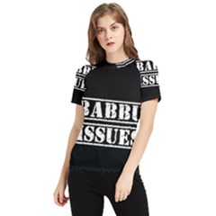 Babbu Issues - Italian Daddy Issues Women s Short Sleeve Rash Guard by ConteMonfrey