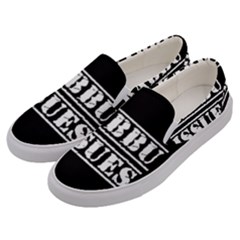 Babbu Issues - Italian Daddy Issues Men s Canvas Slip Ons by ConteMonfrey