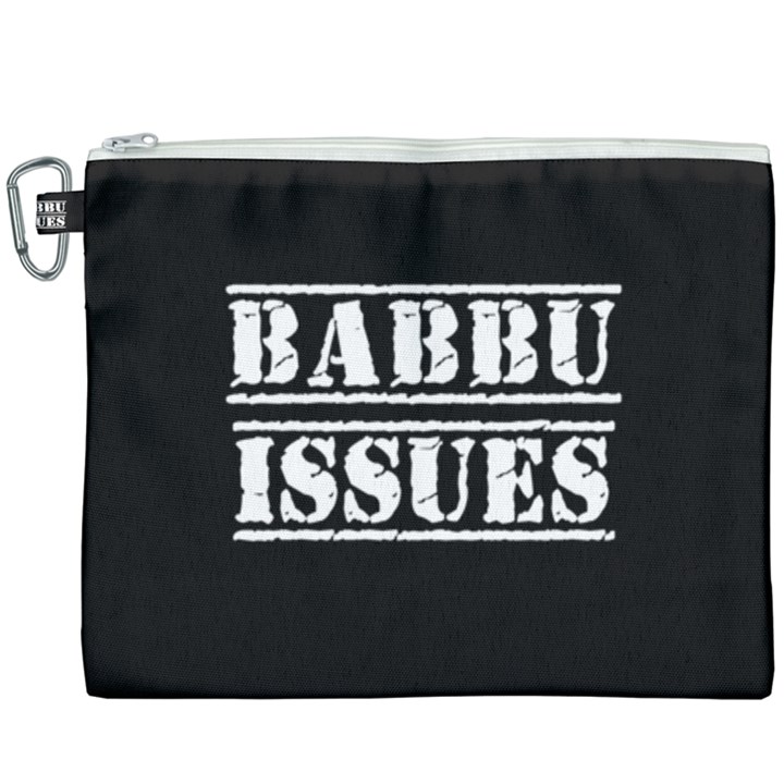 Babbu Issues - Italian daddy issues Canvas Cosmetic Bag (XXXL)