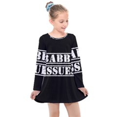 Babbu Issues - Italian Daddy Issues Kids  Long Sleeve Dress by ConteMonfrey