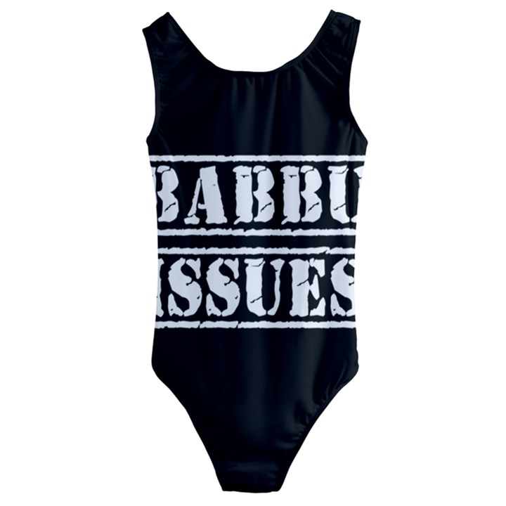 Babbu Issues - Italian daddy issues Kids  Cut-Out Back One Piece Swimsuit