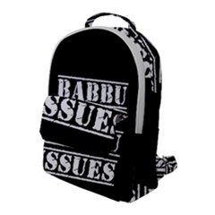 Babbu Issues - Italian Daddy Issues Flap Pocket Backpack (large) by ConteMonfrey