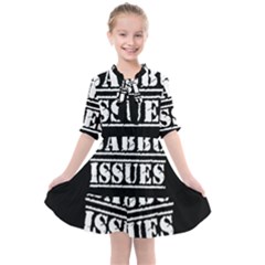 Babbu Issues - Italian Daddy Issues Kids  All Frills Chiffon Dress by ConteMonfrey