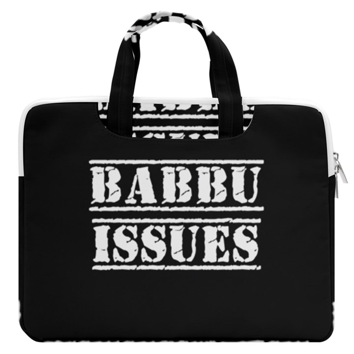 Babbu Issues - Italian daddy issues MacBook Pro 16  Double Pocket Laptop Bag 