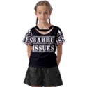 Babbu Issues - Italian daddy issues Kids  Front Cut Tee View1