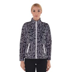 Weird Monster Reptile Drawing Motif Pattern Women s Bomber Jacket