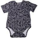 Weird Monster Reptile Drawing Motif Pattern Baby Short Sleeve Bodysuit View1